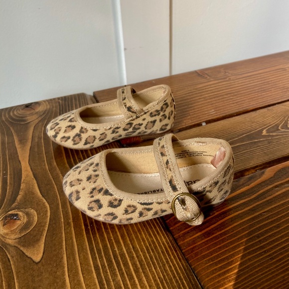 GAP Other - Gap Leopard Print Girls Mary Jane Shoes